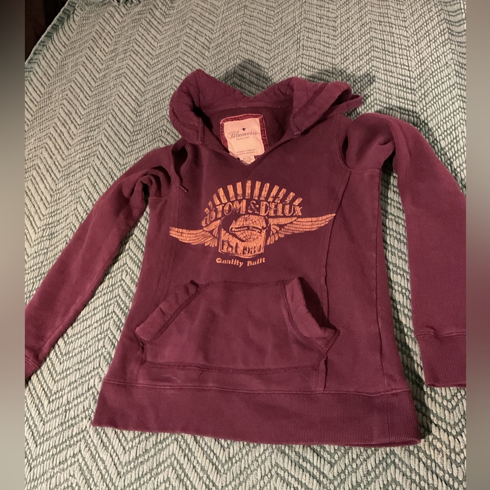 Bluenotes dark purple Graphic Hoodie